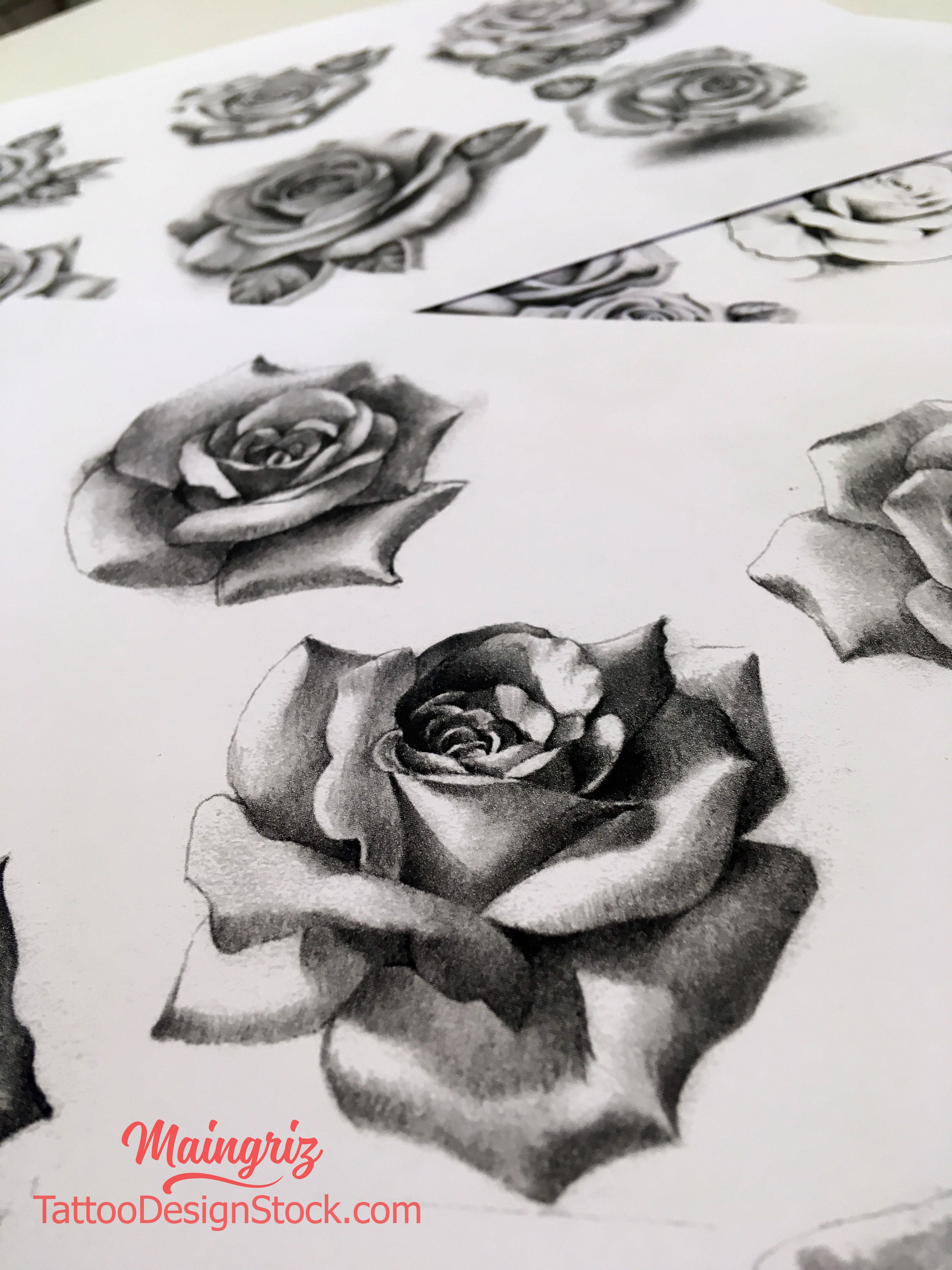Rose tattoo Stock Vector by ©lolya1988 81589110